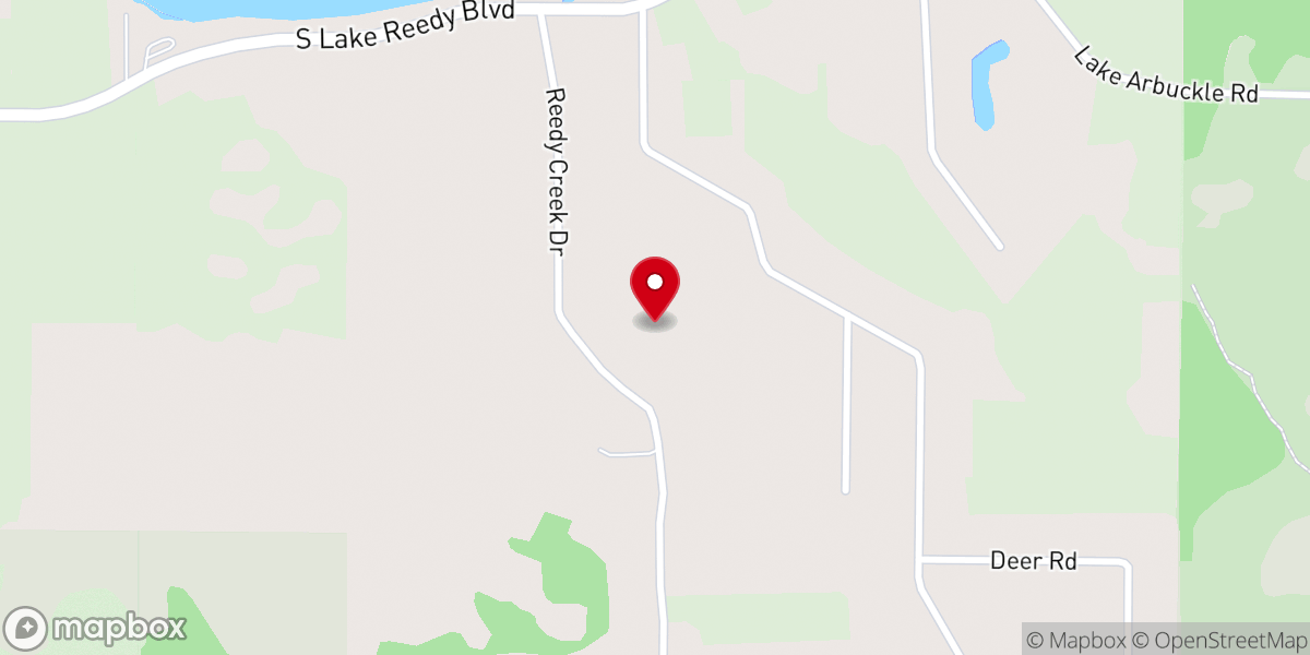 Map showing location of Deedy Tripp Ministries