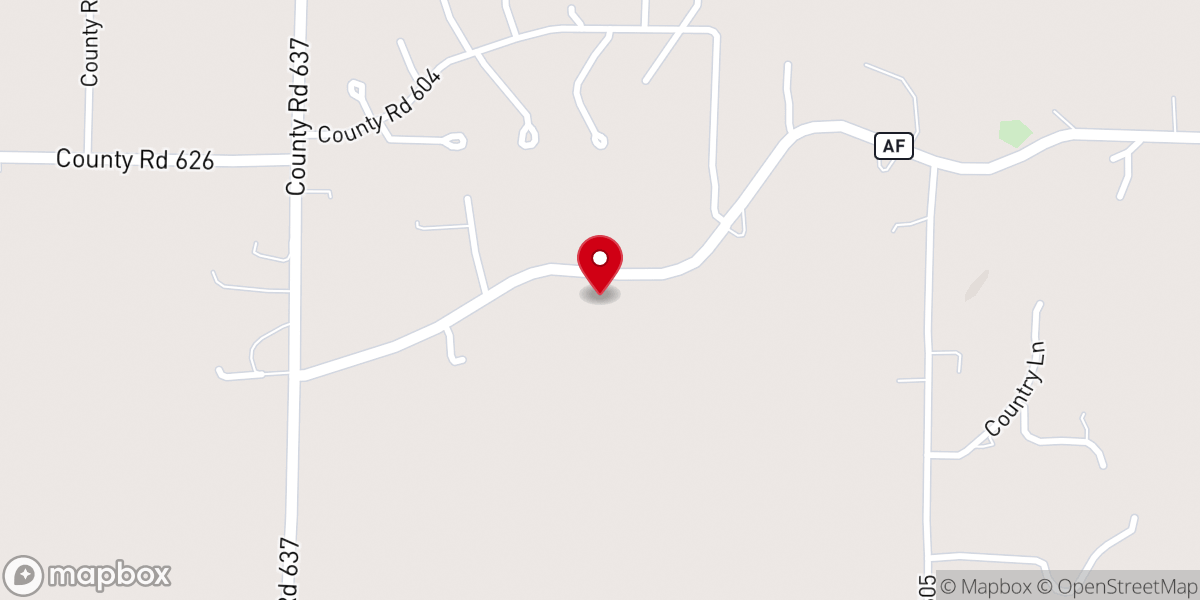 Map showing location of New Bethel Church