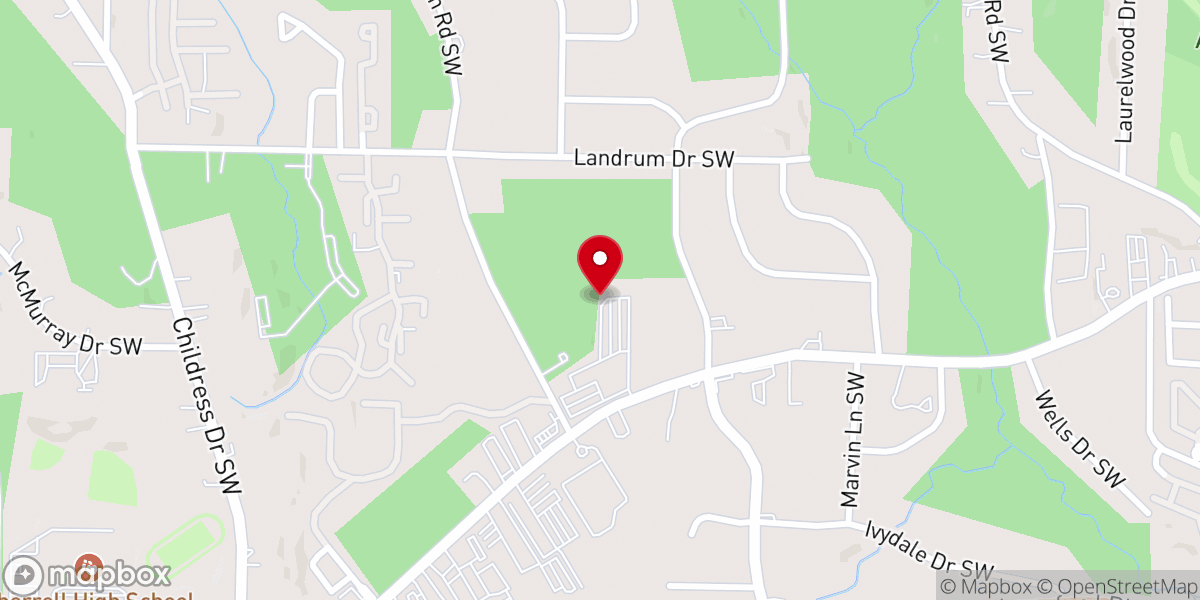 Map showing location of Mt. Carmel Baptist Church - Atlanta - Campbellton Campus