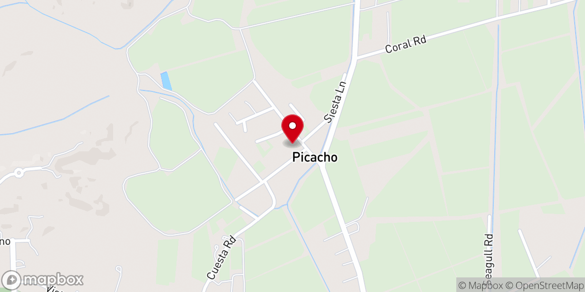 Map showing location of San José de Picacho Mission