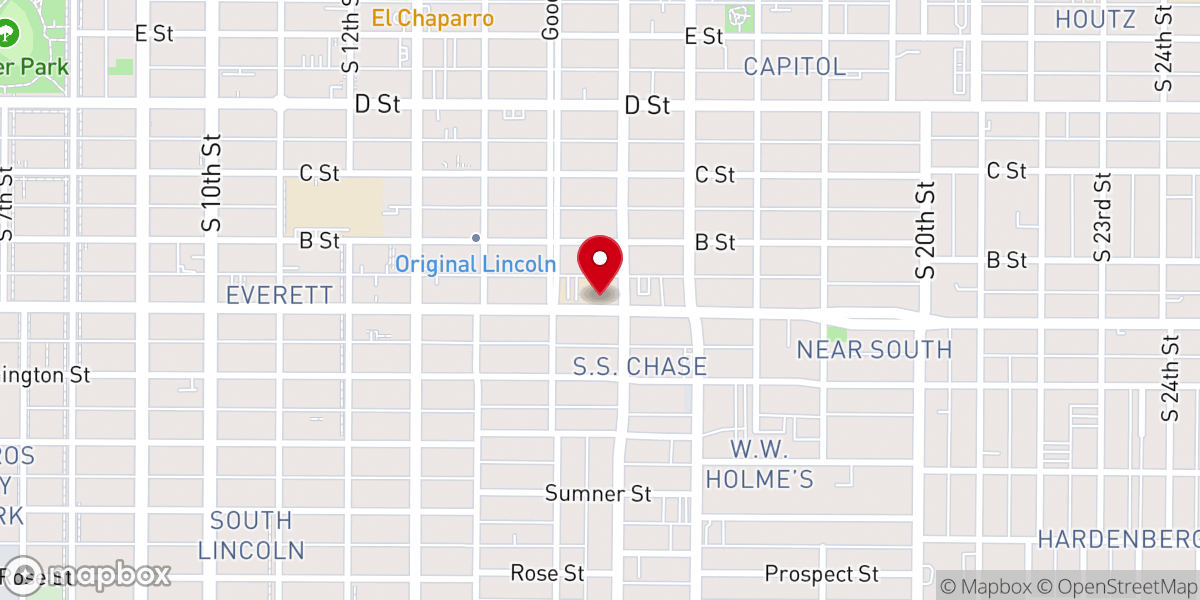Map showing location of Grace Chapel