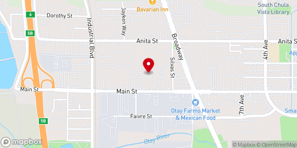 Map showing location of Templo De Alabanza