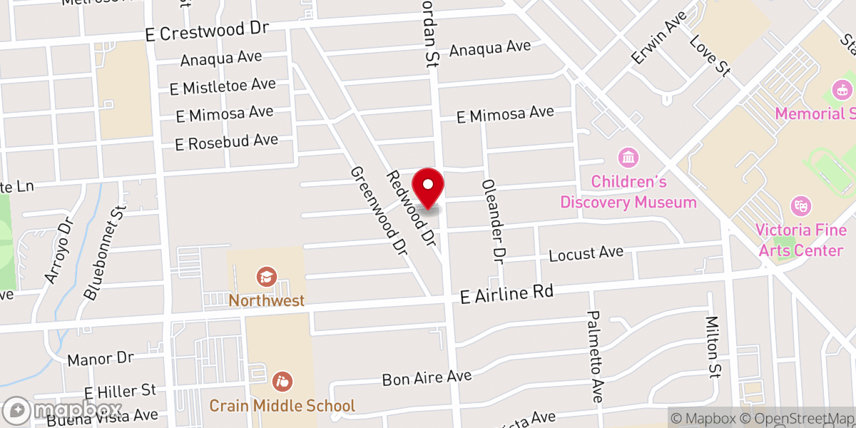 Map showing location of Fellowship Bible Church