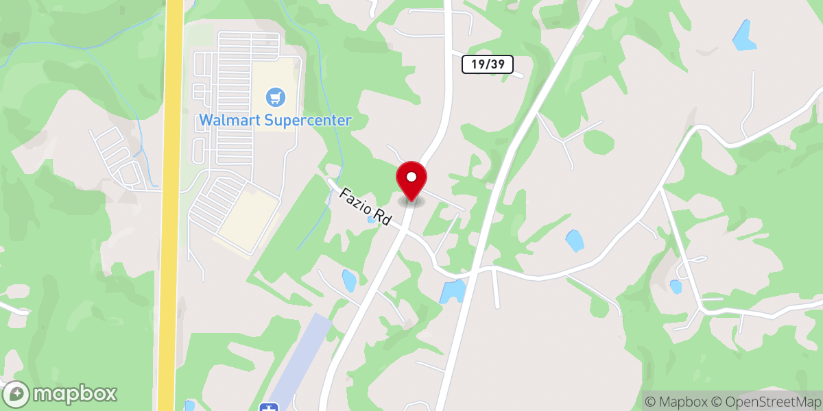 Map showing location of Morey Robert O