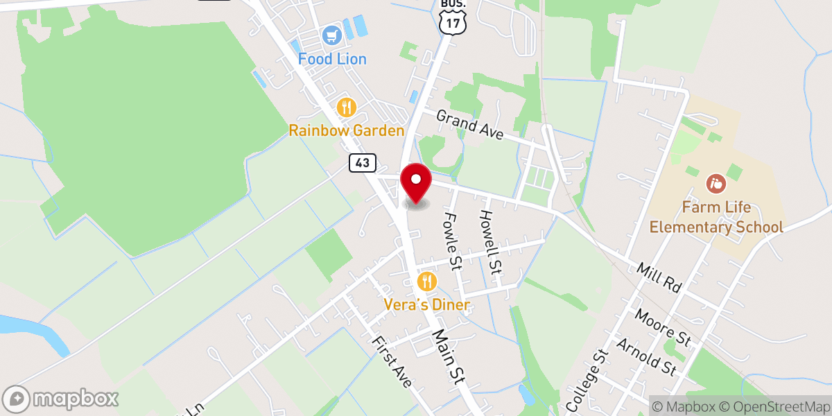 Map showing location of New Life Ministries