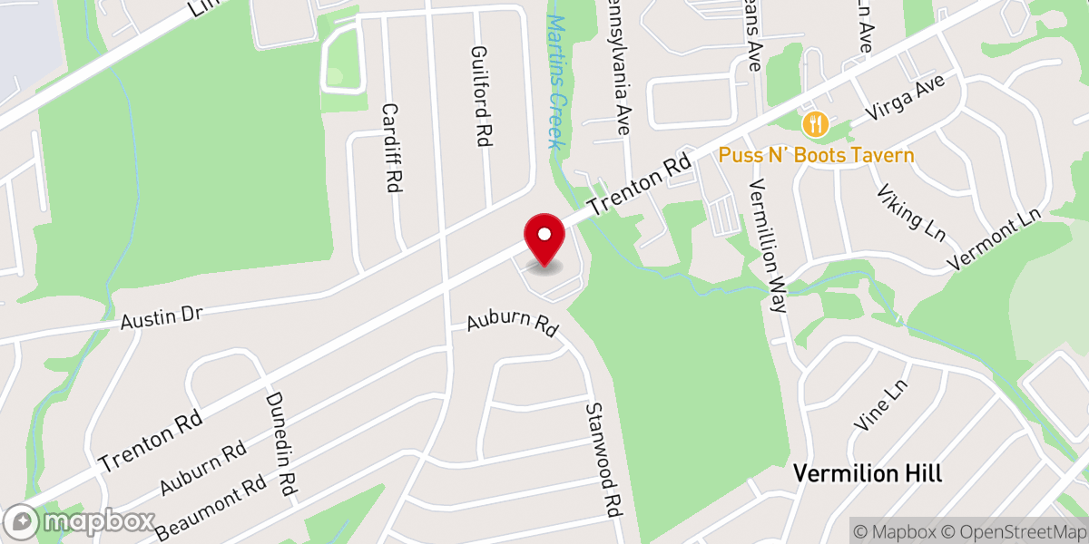 Map showing location of Fairless Hills First United