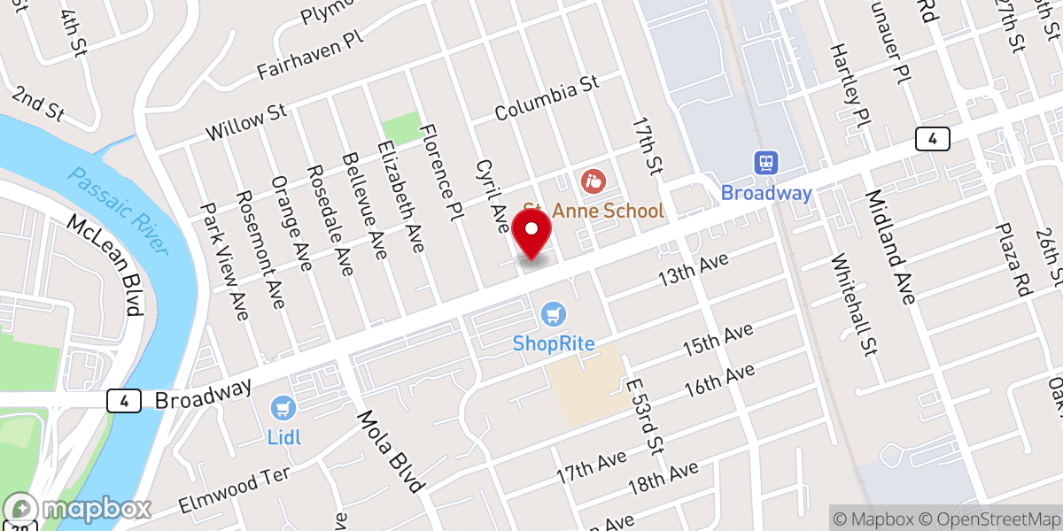 Map showing location of Louis Suburban Jewish Chapels