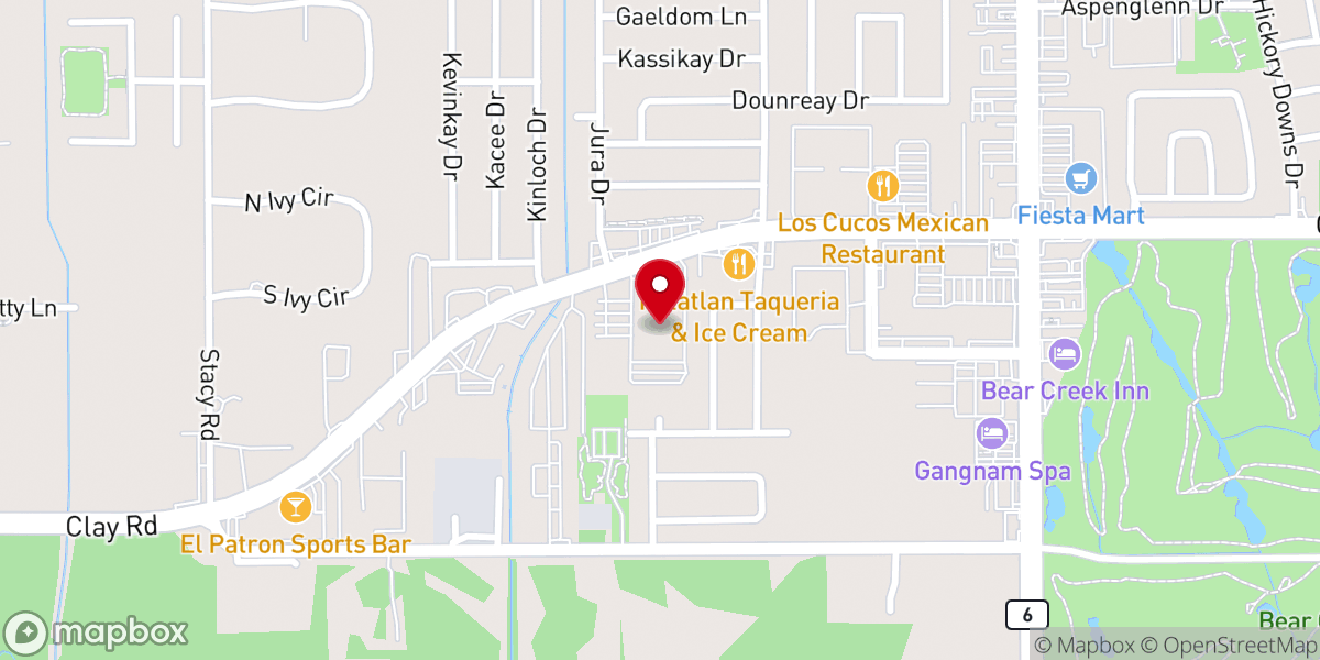 Map showing location of Living Word Church