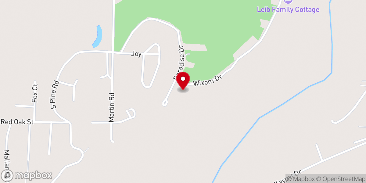Map showing location of Christ's Church Beaverton