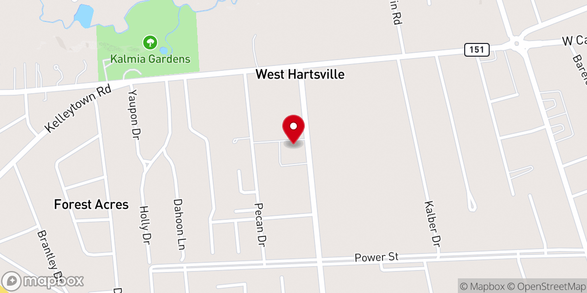 Map showing location of St Luke Methodist Church