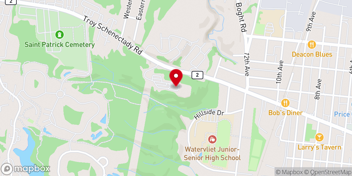 Map showing location of St. Peter Armenian Church