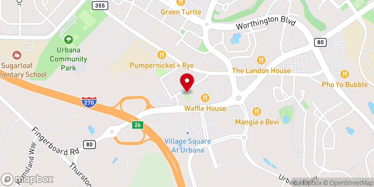 Map showing location of St. Ignatius of Loyola Historic Catholic Church