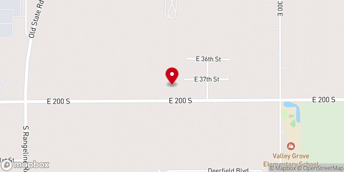Map showing location of Eastview Church of the Nazarene