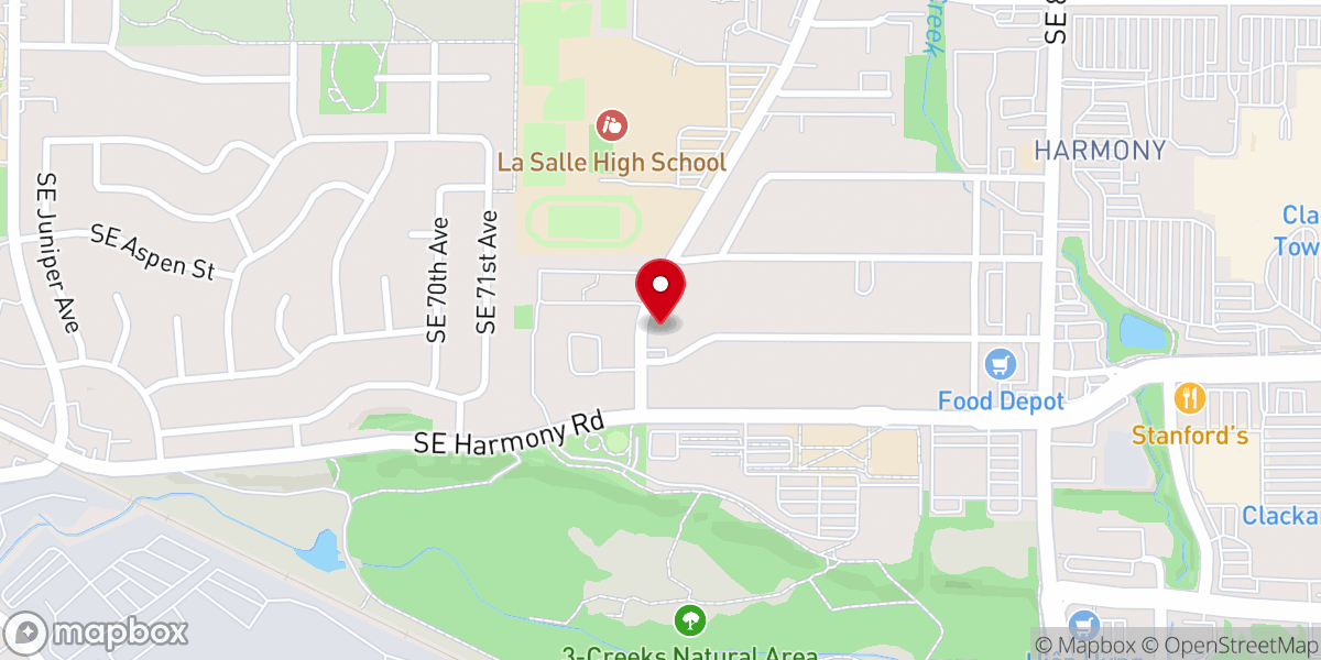 Map showing location of New Harmony Church