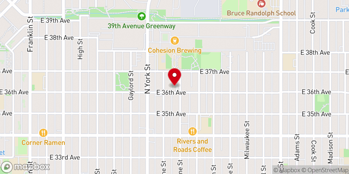 Map showing location of New Community Seventh Day Adventist