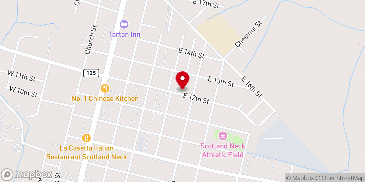 Map showing location of Refuge Church