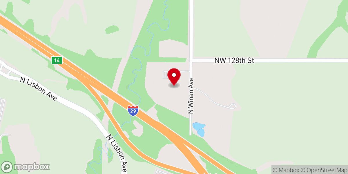 Map showing location of the Rock of KC