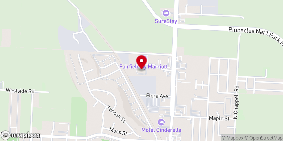 Map showing location of Holiday Inn Express & Suites Hollister by IHG