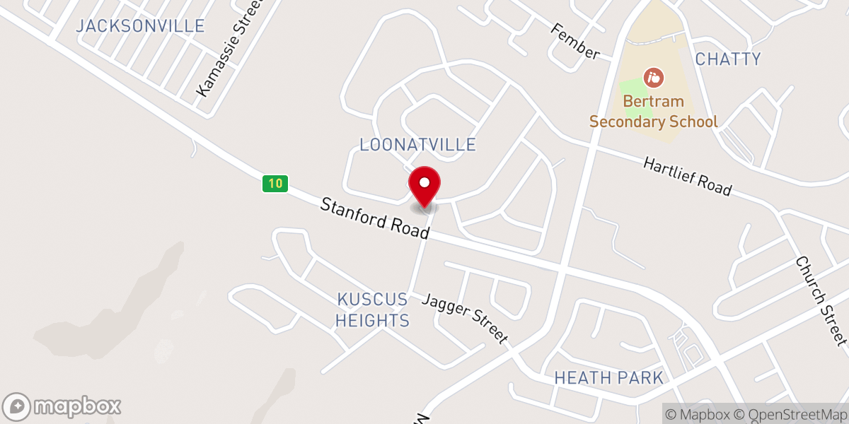 Map showing location of St Luke the Evangelist Anglican Church