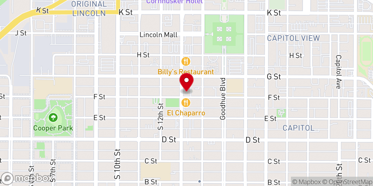 Map showing location of F Street Neighborhood Church