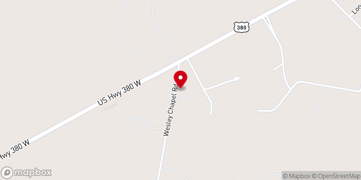 Map showing location of Jack County Packers Inc