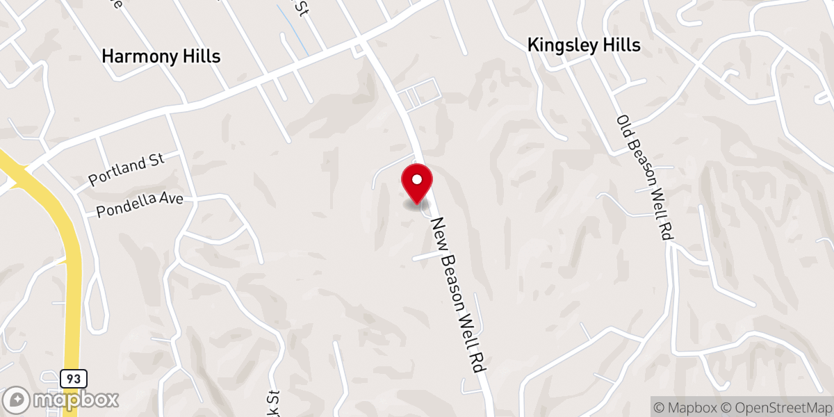 Map showing location of Living Praise Assembly of God