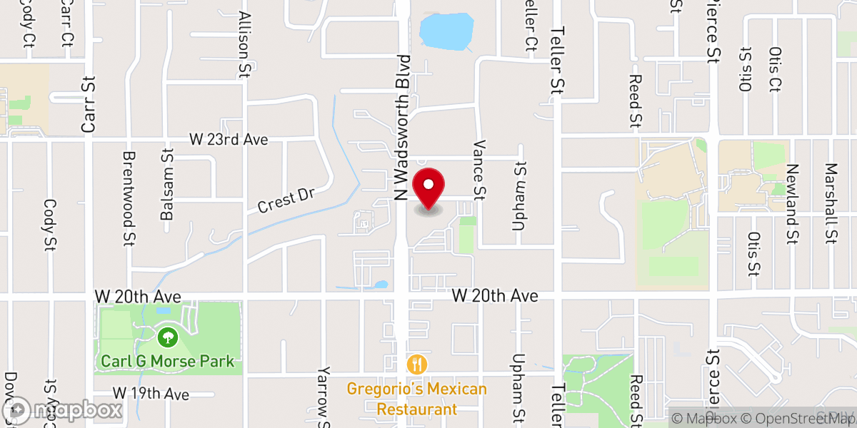 Map showing location of Bethlehem Lutheran Church and School