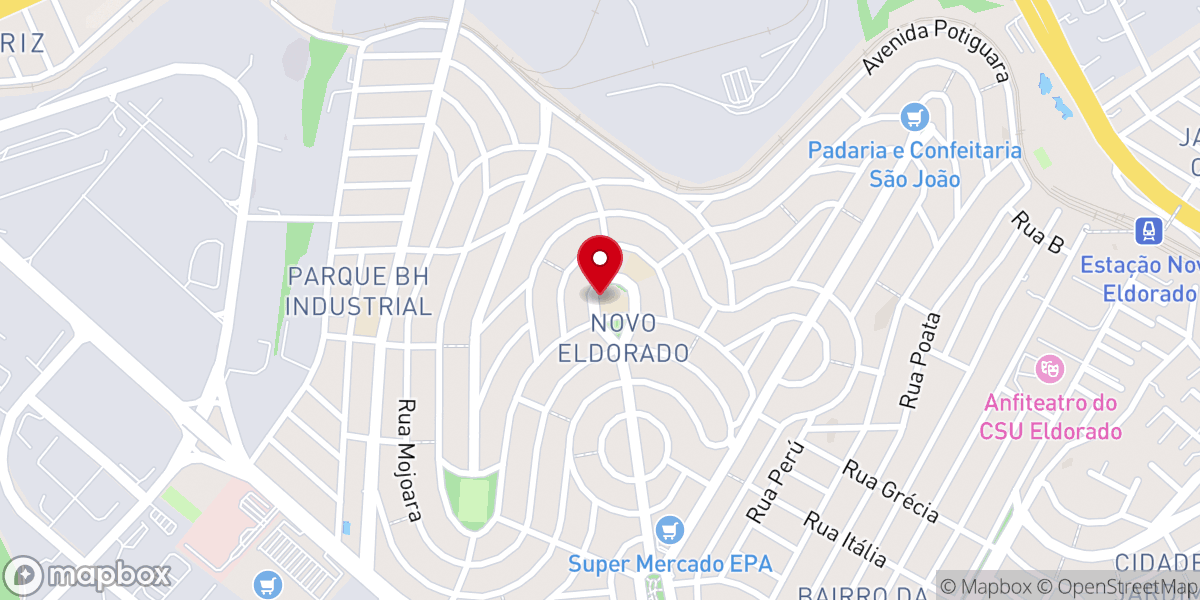 Map showing location of Santuário Arquidiocesano Nossa Senhora da Conceição Aparecida