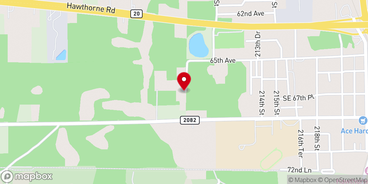 Map showing location of Miracle Deliverance Center #1