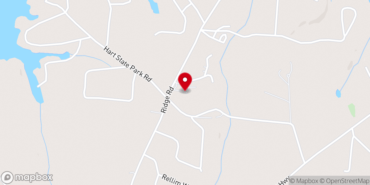 Map showing location of Milltown Church