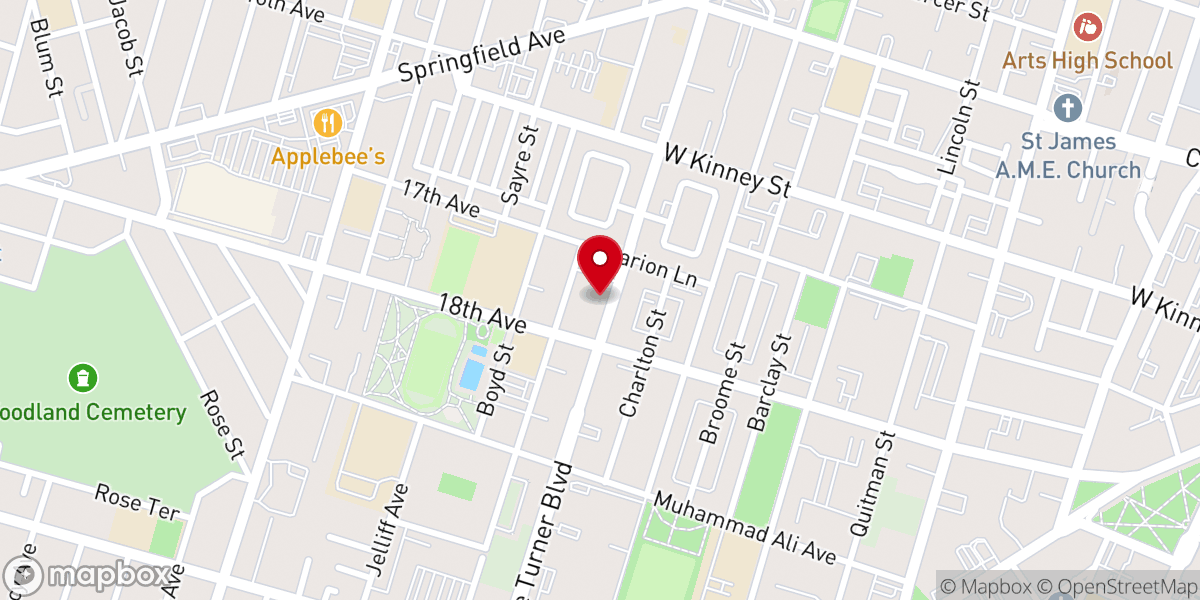 Map showing location of St. Stanislaus Bishop & Martyr Roman Catholic Church