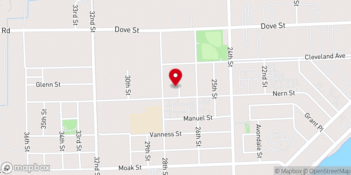 Map showing location of Portis J L