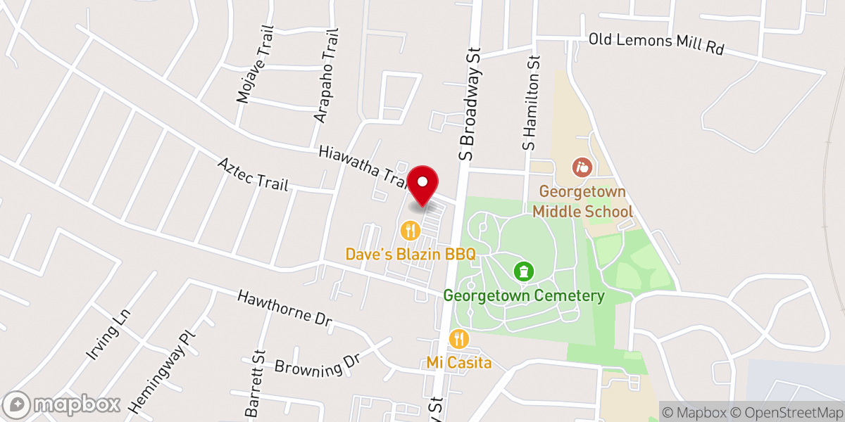 Map showing location of my church