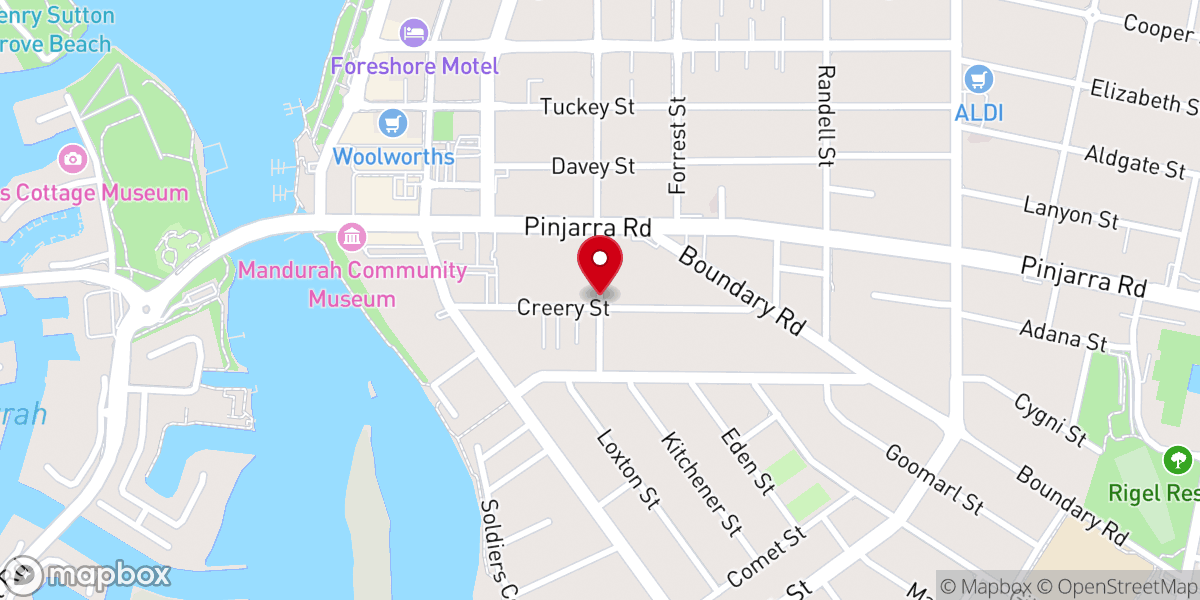 Map showing location of Our Lady's Assumption Catholic Parish