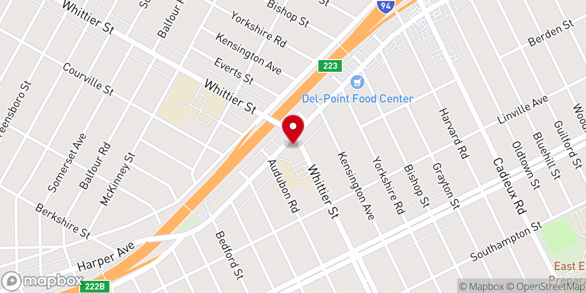 Map showing location of St Matthew Church
