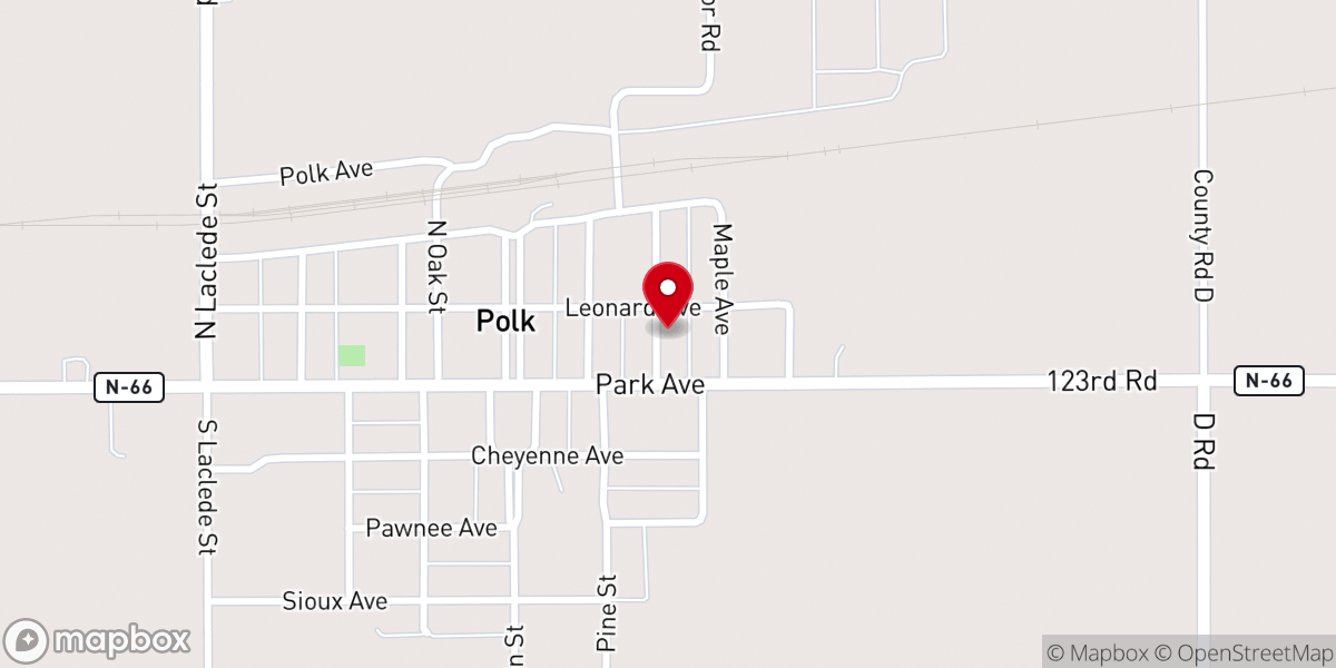Map showing location of High Prairie Community Church - East Campus