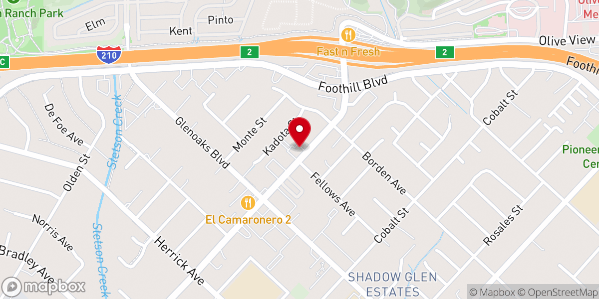 Map showing location of Aguas en el Desierto