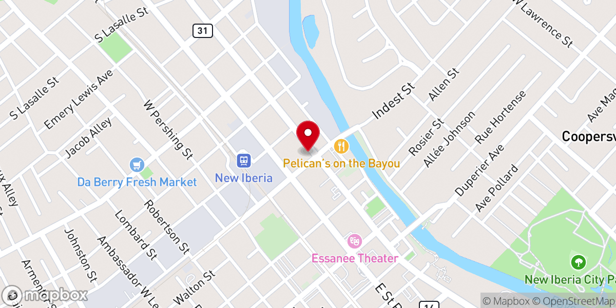 Map showing location of Episcopal Church of the Epiphany
