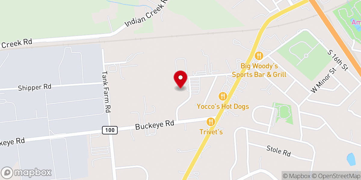 Map showing location of Emmaus Road Bible Study International