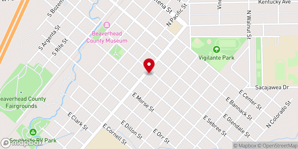 Map showing location of St. Rosa the Lima Parish Offices