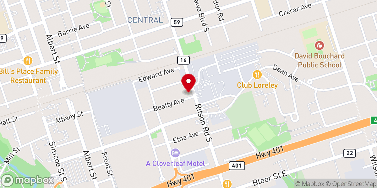 Map showing location of Gateway Community Church