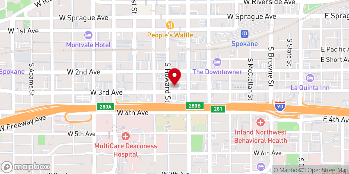 Map showing location of Zeal Church