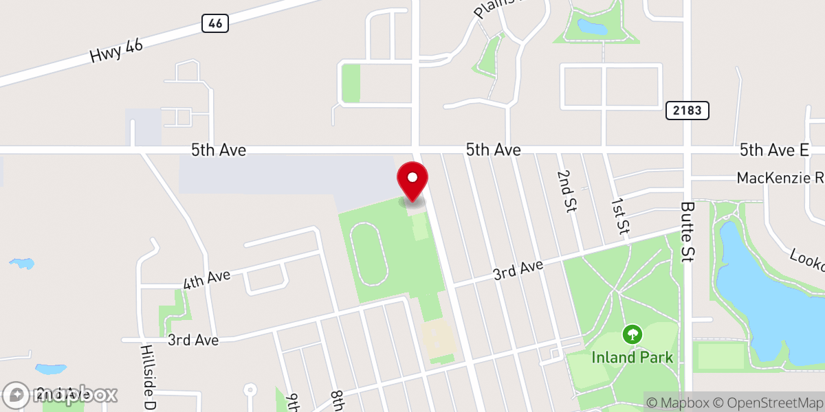 Map showing location of St Agnes Catholic Church