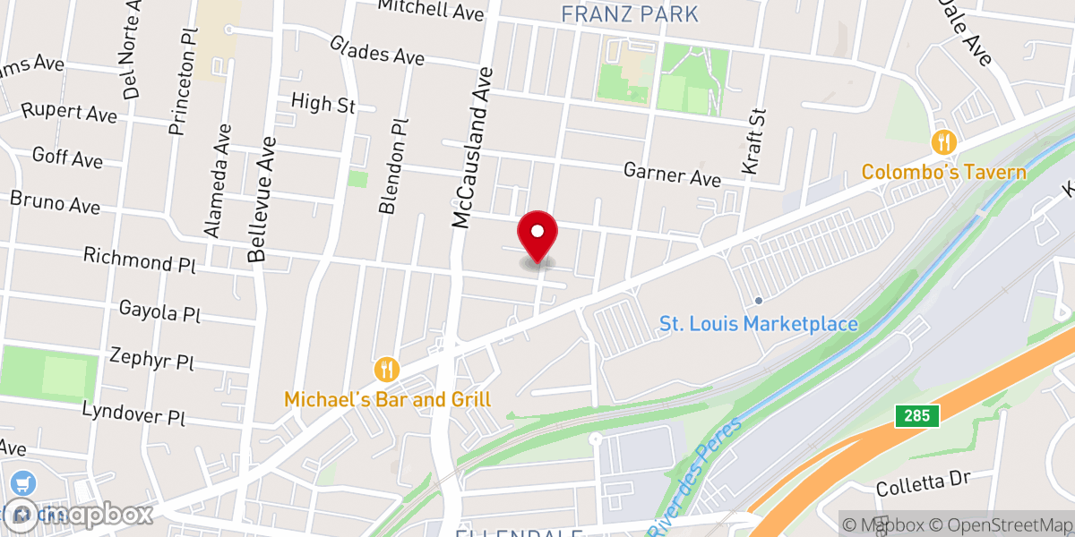 Map showing location of Prince of Peace Apostolic Pentecostal Church