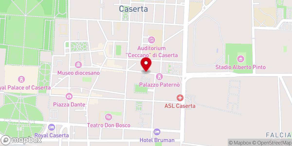 Map showing location of Cappella della SS. Immacolata