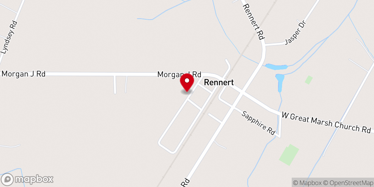 Map showing location of St Matthew Missionary Baptist