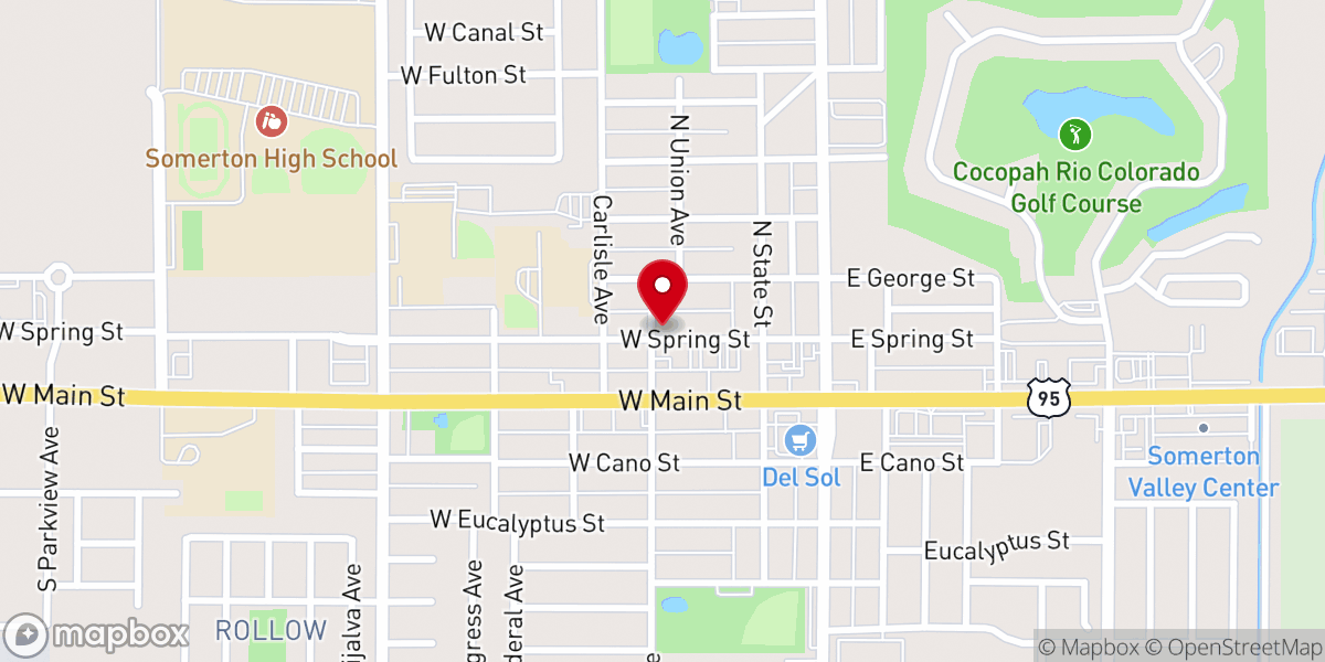 Map showing location of Ministerio El Buen Samaritano