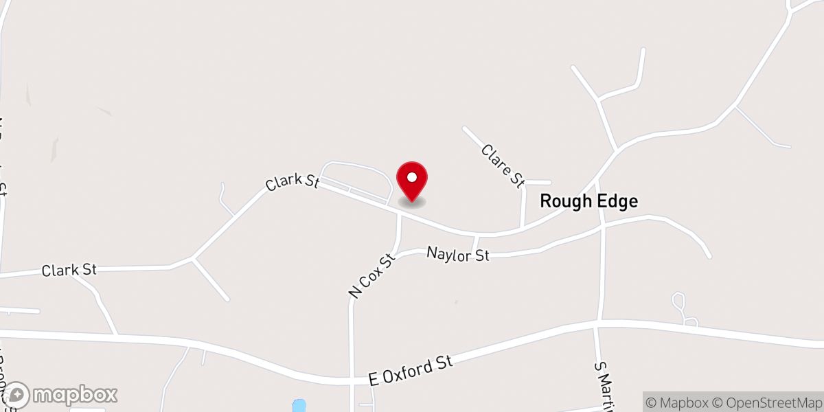 Map showing location of Naylor CME Church