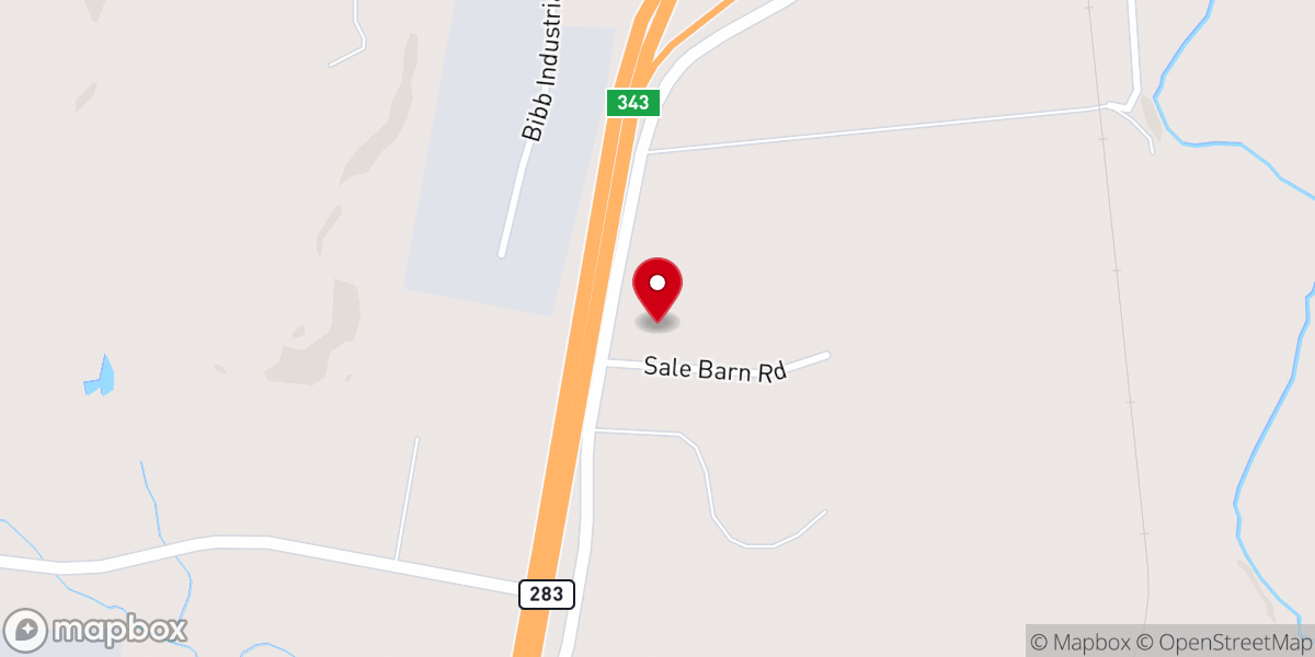 Map showing location of Victory Life Church