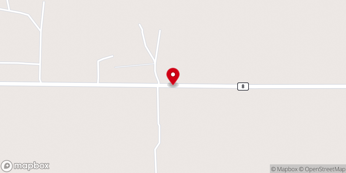 Map showing location of Greater Ebenezer Baptist Church